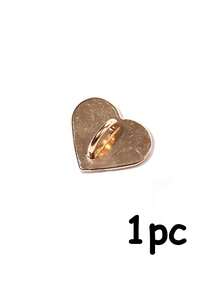 1/5/10pcs Heart-Shaped Metal Snap Buttons, Suitable For DIY Phone Case Lanyards, Phone Straps, In Gold, Silver, Black And Colorful, Phone Case Bag Hardware Accessories, Keychains, Keyring Clips, Smartphone Chains, Handmade Decorative Accessories, Smartphone Lanyards, Leaves No Trace, Compatible With All Android/Apple Series Smartphone Models Such As 17/16/15 Etc.