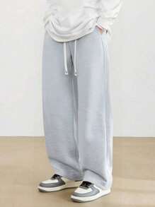 男士针织直筒裤，轻盈百搭，夏季百搭休闲运动裤