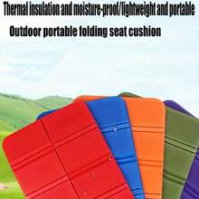 1 pezzo Cuscino antiumidità pieghevole per esterno, tappetino da campeggio e hiking in schiuma portatile, tappetino antiumidità, tappetino da terra pieghevole (colore casuale)