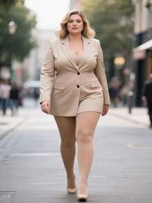 Collant curvi per taglie forti, leggings skinny ad alta elasticità, collant sexy microtraslucidi, adatti per oltre 300 libbre, semplici e versatili per uso quotidiano, vacanze, abbinabili a gonne e pantaloni