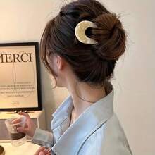 3-Piece Set Of Elegant Vintage U-Shaped Hair Clips - Made Of Acetate, Colorful Patterns, Lightweight And Comfortable, Perfect For Valentine's Day And Special Occasions, Suitable For Ages 14 And Up, Cute Hair Clips - 3Pcs Random - 查看 2