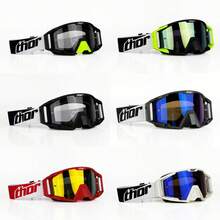 ATV 和越野摩托车护目镜 - 轻便、防汗泡沫和防尘镜片，适合男士、女士和青少年 - 时尚越野自行车装备，轻便镜架 - THOR - 查看 8