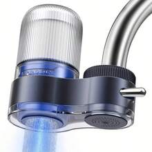 Sink Water Purifier, Faucet Water Purifier (Without Light), Activated Carbon Faucet Water Purifier Can Remove Chlorine, Scale, Heavy Metals, And Odors, And Comes With 2 Filter Cartridges - Multicolor - View 2