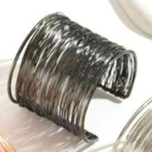 سوار يدوي مصنوع للنساء مغلف بشكل كبير، أنيق للحفلات والهدايا والاستخدام اليومي قطعة واحدة