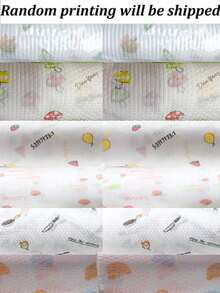 Random Print Large One-Time Soft Cloth, Dual-Use Disposable Cleaning Cloth Suitable For Outdoor Camping, Hiking, Kitchen, Bathroom, Home Cleaning (Random Style Color Pattern), Household Cleaning, Kitchen Cleaning, Party Cleaning - Multicolor - View 2