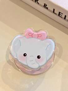 1个可爱少女卡通滑动磁力支架，可牢固吸附于任何手机壳、桌面支架、可伸缩便携支架，是送给女朋友、同学或亲戚的礼物。摆放位置和方向随机，兼容、安卓手机，是生日、家人、朋友的礼物。推拉式手机支架，手机配件