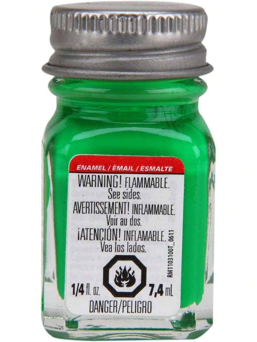 Testors Enamel Paint - Green Fluorescent, 1/4 Oz Bottle, Perfume, Fragrance, Unisex, Spray, Long Lasting, Parfum, Notes, Signature, Luxury, Gift, Collection, Classic, Set, Original, Eau De Parfum - Green Fluorescent - View 1