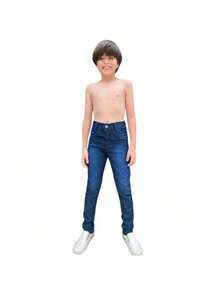 KIT 2 Men's Jeans, Boys' Jeans, Children's Jeans, Youth Jeans With Lycra, 8 To 16 Years Old - 彩色 - 查看 8