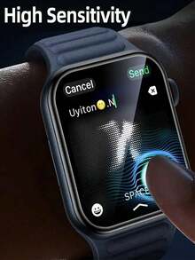 5 Stücke HD Vollabdeckung Bildschirmschutz, gebogener Verbundfilm und Carbonfaser-Stil, kompatibel mit Apple für 38/40/41/42/44/45/46/49mm Ultra/SE/Serie 10/9/8/7/6/5/4/3/2/1