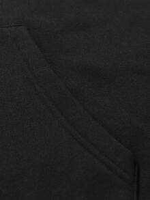 Sudadera con Capucha para Hombre - Negro - Ver 4