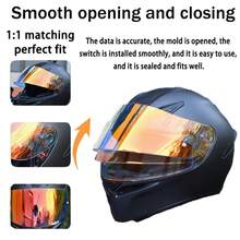 适用于K1、K1S、K3SV、K5、K5S的摩托车头盔遮阳镜，防眩光帽镜片配件 - 均碼 - 查看 8