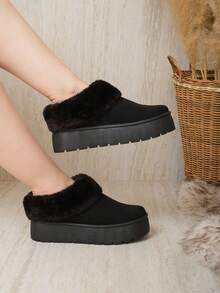 Women Snow Sneakers - Black Black - View 3