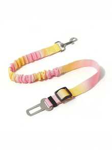 1条全新可伸缩弹性宠物车载牵引绳，安全牵引带，猫狗外出必备用品 - 彩色 - 查看 10