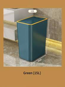 Luxury Trash Can With Lid, Large Size For Home, Bathroom, Kitchen Use Kitchen Items Kitchen Accessories Kitchen Tools - Multicolor - View 12