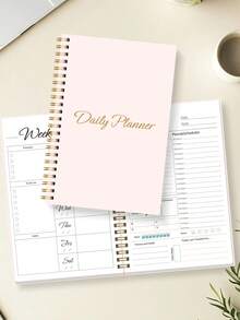 BUBU 7-Day Undated Weekly/Daily Planner, Includes To-Do List, Expense Tracker, And Meal Planner, Suitable For Back To School - Pink - View 4