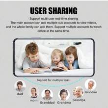 小型 WiFi 摄像机隐藏式间谍安全摄像机、迷你保姆摄像机智能家居、宠物狗婴儿摄像机室内外 1080P 远程便携式、手机 APP 房间摄像机 - 彩色 - 查看 3