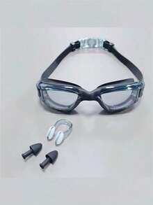 Wholesale Of 1pc Silicone Swimming Goggles For Adult Men And Women. The Goggles Are Waterproof, Anti - Fog, High - Definition And Transparent. They Come With Integrated Earplugs. The Swimming Goggles Are Equipped With An Adjustable Elastic Strap To Prevent Discomfort From Head - Strangling. - Multicolor - View 14