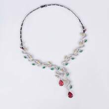 3pcs Silver-Color, Multi-Color Options Women Earrings, Necklace, Jewelry Set, Suitable For Ladies/Brides/Bridesmaids, Festivals, Parties, Weddings, Banquets, Fashion Jewelry Set, Gift