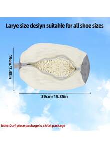 1/2个360°环绕式鞋履清洁袋，可重复使用的运动鞋清洗袋，适用于洗衣机和烘干机，适合所有鞋型和尺码，洗衣配件，圣诞礼物 - 彩色 - 查看 7