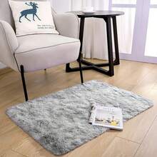 1pc Soft Plush Carpet, Non-Slip Soft Carpet Mat, Very Suitable For Bedroom, Living Room, Bed Decoration