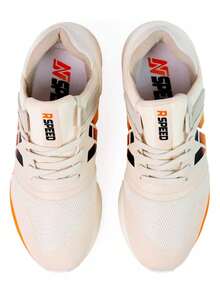 Men's Sneakers, Sports, Casual, Basic, Lightweight, Comfortable, Gym, Running, Walking - Beige - View 5