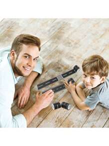 道路铁路胶带适用于玩具车轨道火车，非常适合学龄前儿童和小学生，激发创造力 - 彩色 - 查看 6