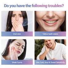 Hailicare Nicotinamide Dazzle White Toothpaste Fresh Breath, Personal Care Protect Teeth Removes Stains Basic Cleaning Oral Care,Freshens Breath Travel Accessories Must Have Teeth Whitening  Hygiene Products Bathroom Accessories Toothpaste - 藍粉紅色 - 查看 7