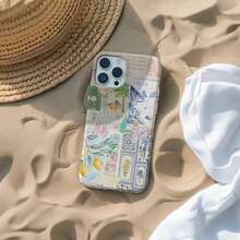 Phone 1PC Coquetttee Italian Summer Collage Phone, Coastal Italy Phone,  16 15 14 13 12 11 Pro ...Her, Mom - 白色 - 查看 2