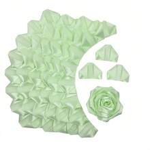 100 Piezas de Pétalos de Rosa de Cinta de Seda Hechos a Mano - Piezas Semiterminadas Perfectas para Rosas Eternas DIY, Ramos de Flores Eternas, Bouquets, 100 Piezas de Pétalos de Rosa de Cinta de Satén Premoldeados para el Día de San Valentín, Día de la Madre, Día del Padre, Aniversario, Boda, Cumpleaños, Fiesta, Compromiso, Graduaciones - Multicolor - Ver 26