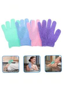 2PCS Exfoliating Shower Gloves, Reversible Exfoliating Gloves, Exfoliating Shower Gloves, Body Scrub Gloves, Shower Gloves To Exfoliate Body Body Cleansing Tools