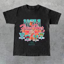 1995 NCA Final Four Official Game Shirt, Graphic Vintage Sports Tees Summer Shirts For Men, Gift For Her, Gift For Him, Gift For Friend - màu đen - Xem 1
