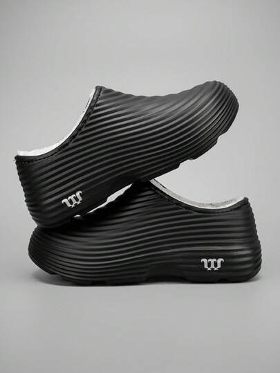 Stivali da pioggia in gomma impermeabili da donna, con fodera termica, antiscivolo, adatti per lavori in cucina, colore nero