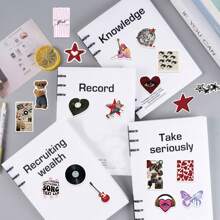 100张Y2K美学贴纸套装，时尚贴纸，Y2K礼物，可爱贴纸，酷炫贴纸，防水乙烯基贴纸，适用于水瓶、电脑、笔记本电脑、手机、行李箱、笔记本、冰箱等。