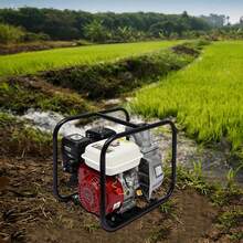 ZHFEISY 4-Stroke 43CC Semi-Trash Water Transfer Pump Gasoline Engine Water Pump 7.5HP - default - View 1
