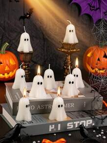 Molde de silicona 3D para velas y jabón de Halloween - Decoración espeluznante, forma asimétrica para moldeo de resina y ornamento para el hogar, silicona y artículo imprescindible para manualidades DIY