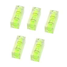 10x Square Mini Spirit Levelling Bubble Small Levels Vials Measuring Tester - Green - View 5