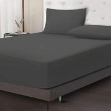 40cm Extra Deep Pocket Fitted Sheet - Premium Soft Microfiber, 16 Colors | Snug Fit For Thick Mattresses, All UK Sizes