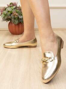 Sapato Mocassim Feminino Social Bico Redondo Confortável