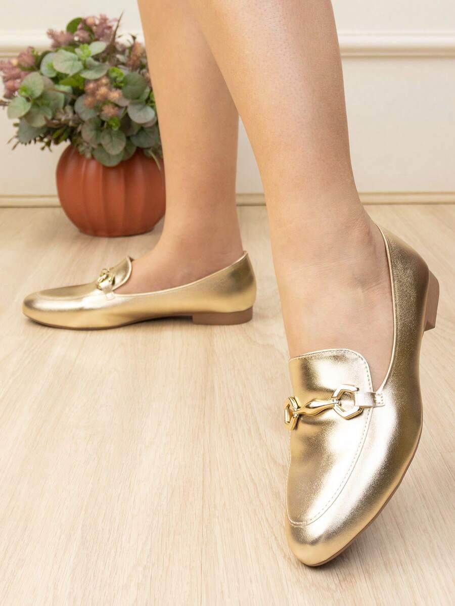 Sapato Mocassim Feminino Social Bico Redondo Confortável