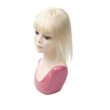 #Beige 5x9cm Hair Topper 2 Clips With Invisible Lace Human Hair Hair Toppers For Women Natural Włosy For Thin Hair One Piece Toppers 5x9cm Base - Màu be - Xem 2