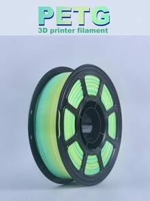 MXLX PETG 3D Printer Filament, 1.75mm, 1kg (2.2 Lbs), High-Precision, Strong, Odorless, Fluid, Moisture-Resistant 3D Printing Filament, Available In A Variety Of Rainbow Colors.