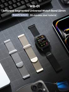 REMAX 表带，通用，降落伞扣，编织材质 22 毫米