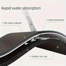 1pc Black/Grey Washing Machine Dust Cover Pad,Countertop Absorbent Table Mat,Absorbent & Quick-Dry Fridge Mat, Microwave Oven Dust Cover,Soft Diatom Mud Drainage Pad,Non-Slip Super Absorbent And Wear-Resistant Dish-Washing Dry Pad,19.7*23.6 Inch Modern Washing Machine & Dryer Top Cover,Suitable For Laundry Room And Kitchen For School,Office,Household,Travel,Bag,Organizer,Storage, Back To School Supplies