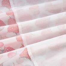 2025 BestEnlifety 3-10T Girls Dresses Sleeveless Summer Dress Bowknot Strap Sundress - 草莓條紋 - 查看 5