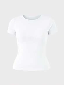 Kit 3 Women's Basic Double Suplex Blouse Elegant High Compression Blogger For Gym - 棕色,黑色和白色 - 查看 3