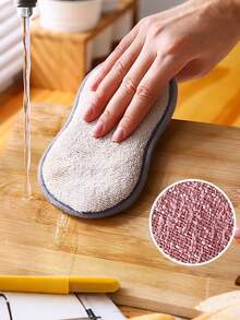 Esponja de cocina de alta densidad para limpiar platos y la cocina, borrador de esponja de poliuretano multifuncional, cepillo de cocina reutilizable y lavable para limpiar ollas y platos sin desprendimiento, paños de limpieza de cocina de varios colores para platos, ollas, sartenes - Frotado suave, para superficies delicadas, cepillo para lavar platos