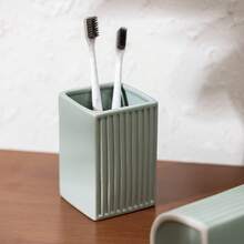 Ceramic Bathroom Set, Display Home Bathroom Decor, Liquid Soap Dispenser Refill Bottles, Bathroom Tray, Display Home Decor, Toothbrush Holder, Rinse Cup, Soap Dish Bathroom Vanity Set, Bathroom Accessories Set, Toothpaste Holder, Lotion Bottle, Soap Dish, Rinse Cup, Freely Combinable [New Batch With Reinforced Packaging]