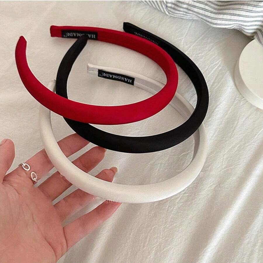 3pcs Women's Accessories, Women's Hair Accessories Headband, Spring/Autumn/Winter/Summer Headwear, Versatile Hairpin, Hair Tie, Top Knot Headpiece, Outdoor Headdress, Fashion Decorations ,Hair Band ,Hair Hoop Head Accessories Hairband - Multicolor 3pcs/3 Colors - View 1