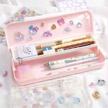 Cute 3D Fluffy Stickers, Kawaii Resin Animal Cartoon Stickers, Small DIY Stickers For Scrapbooking, Notebooks, Laptops, Water Bottles (Random Styles)