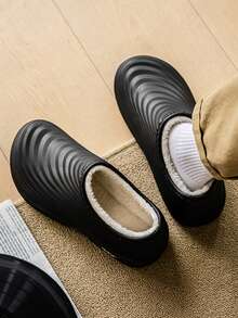 Stivali da pioggia in gomma impermeabili da donna, con fodera termica, antiscivolo, adatti per lavori in cucina, colore nero